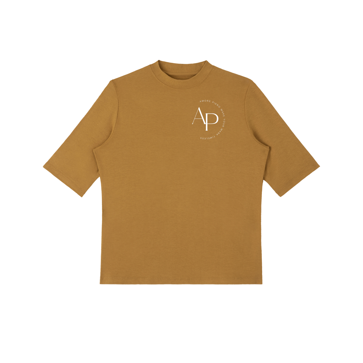 Essential Mock Neck Short Sleeve T-Shirt