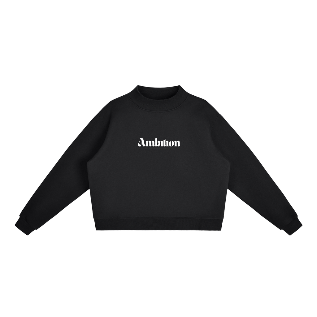 Mock-CrewNeck Sweatshirt