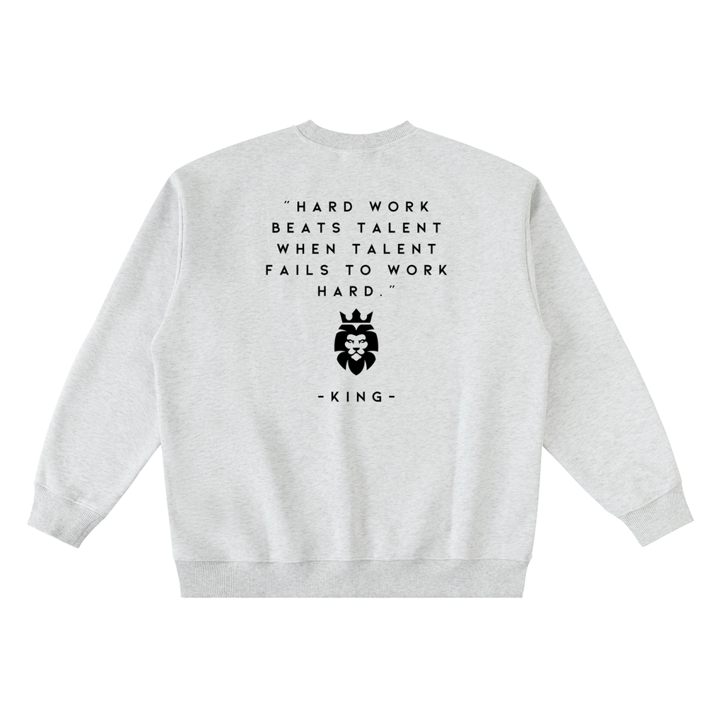 Ambition Oversized Crewneck Taped Sweatshirt Dark Logo 23.6