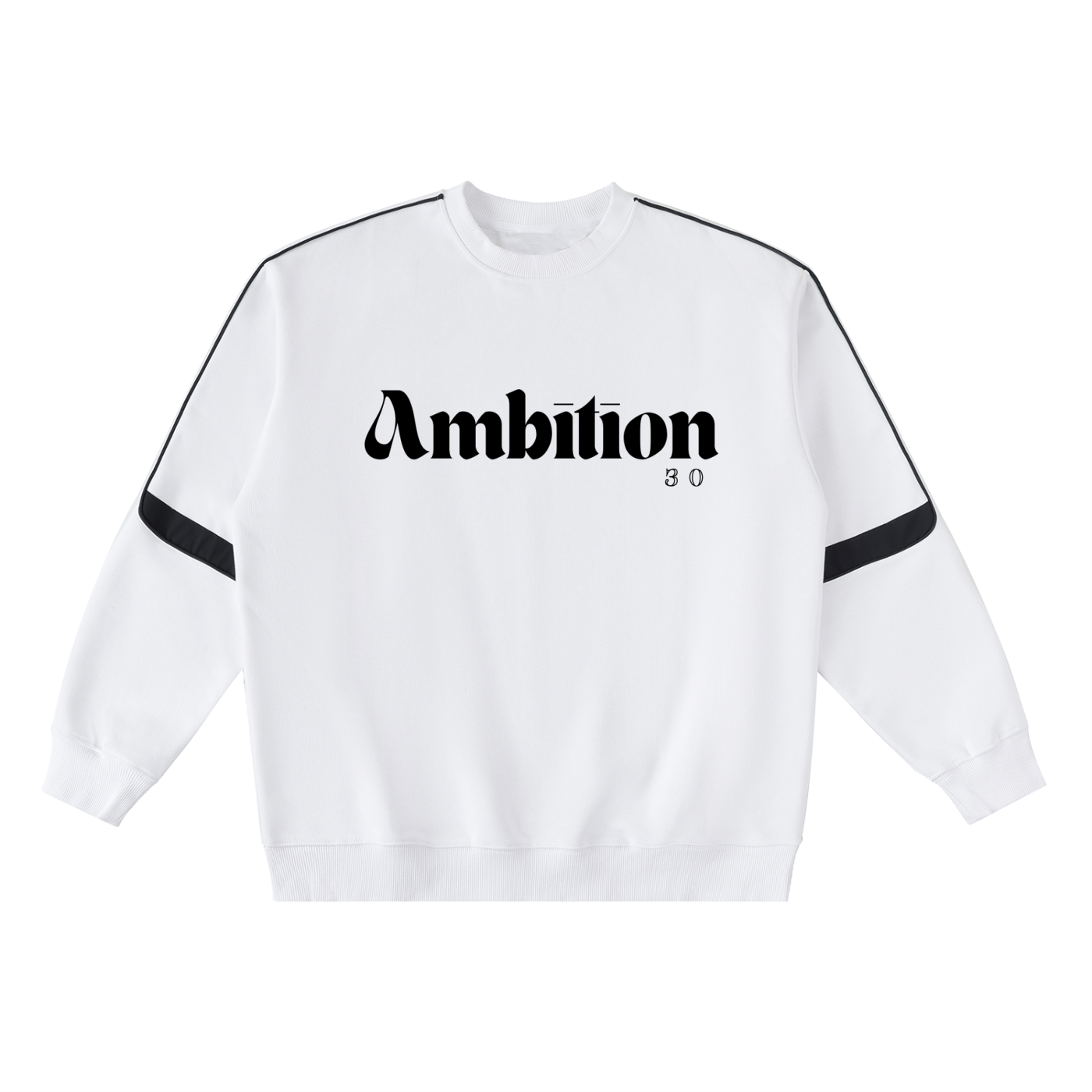 Ambition Oversized Crewneck Taped Sweatshirt 30