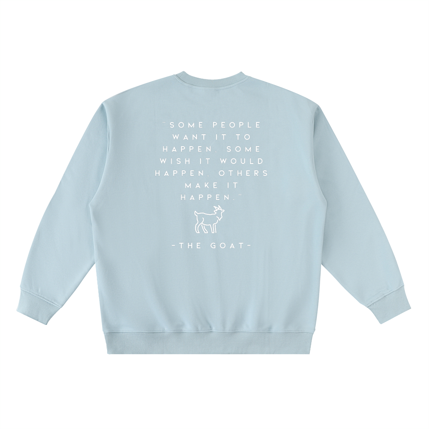 Ambition Oversized Crewneck Taped Sweatshirt Light Logo 23