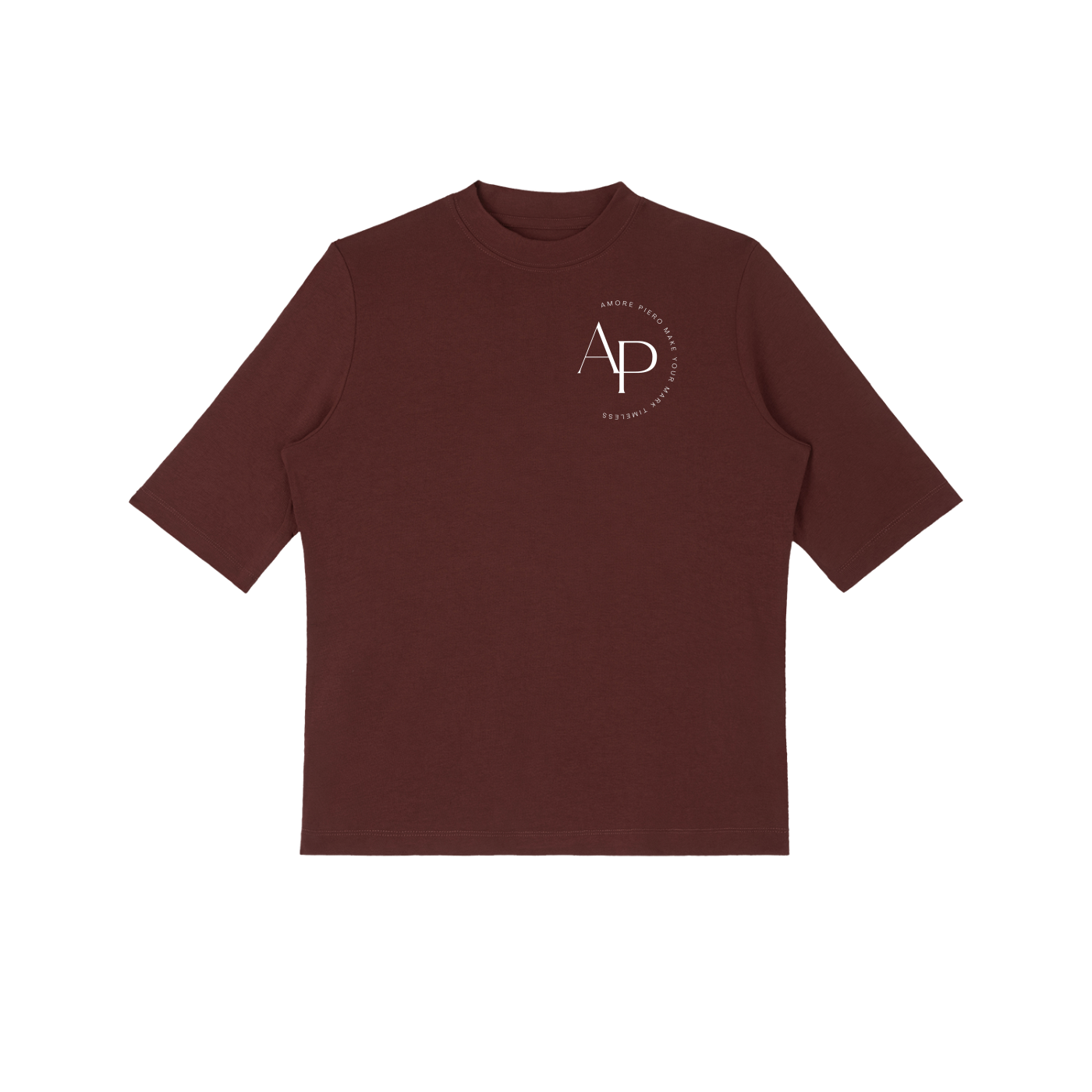 Essential Mock Neck Short Sleeve T-Shirt