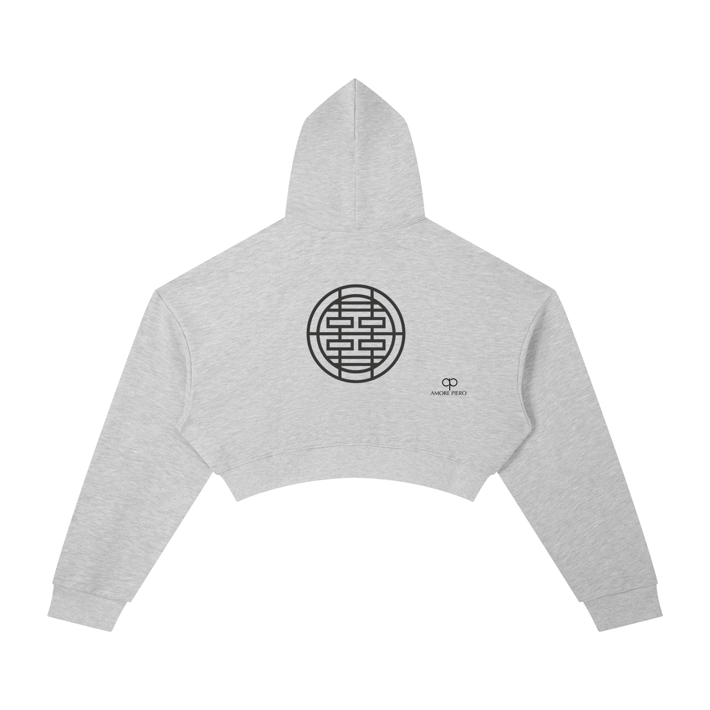 Amore Oversized Cropped Hoodie