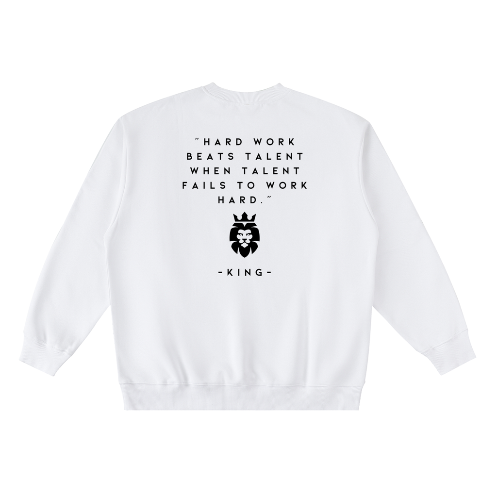 Ambition Oversized Crewneck Taped Sweatshirt Dark Logo 23.6
