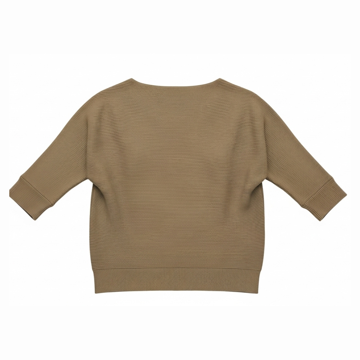Round Neck Half Sleeve Knit Top